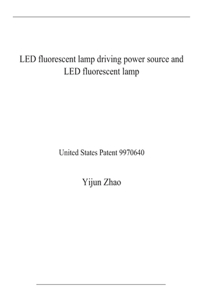 LED fluorescent lamp driving power source and LED fluorescent lamp