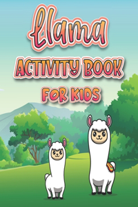 Llama Activity Book For Kids
