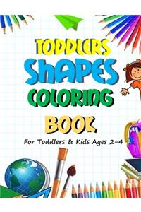 Toddlers Shapes Coloring Book