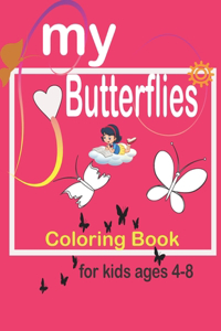my butterflies coloring book
