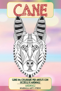 Libri da colorare per adulti con uccelli e animali - Mandala Anti stress - Animali - Cane
