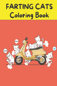 Farting Cats Coloring Book