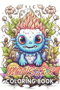 Monster Coloring Book for Adults