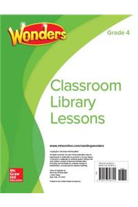 Wonders Classroom Library Lessons, Grade 4