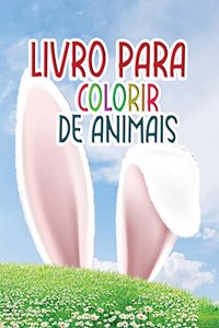 Livro para colorir de animais
