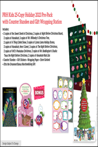 PRH Kids 25-Copy Holiday 2023 Pre-Pack with Counter Standee and gift wrapping station