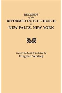 Records of the Reformed Dutch Church of New Paltz, New York