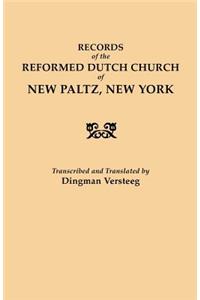 Records of the Reformed Dutch Church of New Paltz, New York