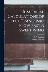 Numerical Calculations of the Transonic Flow Past a Swept Wing