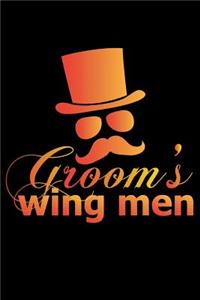 Groom's Wing Men Notebook
