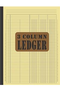 3 Column Ledger