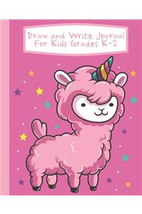Draw And Write Journal For Kids Grades K-2