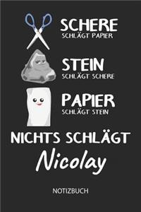 Nichts schlägt - Nicolay - Notizbuch