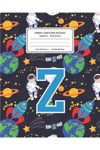 Primary Composition Notebook Grades K-2 Story Journal Z