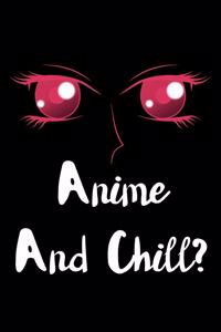 Anime And Chill Cute Cartoon Girl