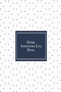 Home Inventory Log Book