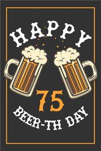 75th Birthday Notebook