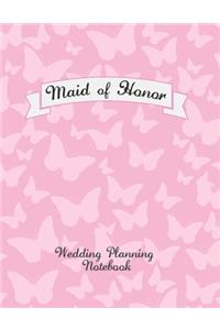 Maid of Honor Wedding Planning Notebook