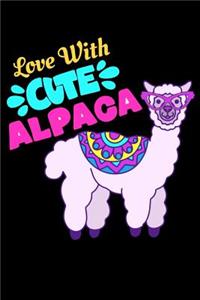 Love with Cute Alpaca