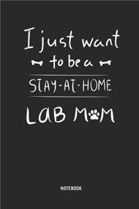 I Just Want to Be a Stay-At-Home Lab Mom Notebook