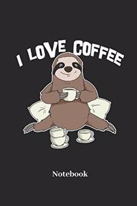 I Love Coffee Notebook