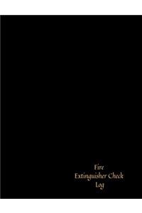 Fire Extinguisher Check Log