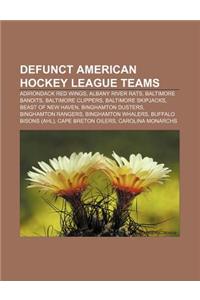 Defunct American Hockey League Teams