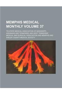 Memphis Medical Monthly Volume 37