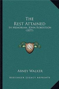 Rest Attained