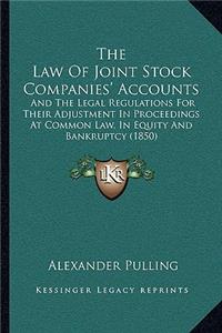 Law Of Joint Stock Companies' Accounts