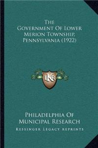 Government Of Lower Merion Township, Pennsylvania (1922)