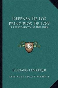 Defensa De Los Principios De 1789