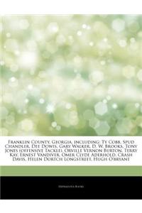 Articles on Franklin County, Georgia, Including