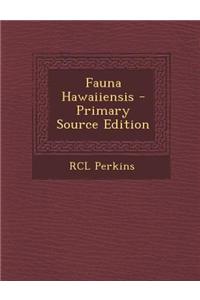 Fauna Hawaiiensis