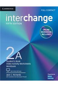 Interchange Level 2a Full Contact with Online Self-Study and Online Workbook