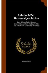 Lehrbuch Der Universalgeschichte