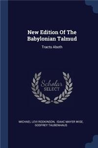 New Edition Of The Babylonian Talmud