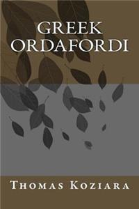 Greek Ordafordi