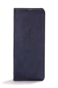 CSB Compact Bible, Value Edition, Navy Leathertouch