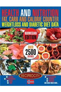 Health and Nutrition Fat, Carb and Calorie Counter Weightloss and Diabetic Diet Data