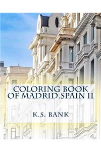 Coloring book of Madrid.Spain II