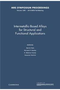 Intermetallic-Based Alloys for Structural and Functional Applications: Volume 1295