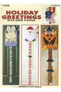Holiday Greetings in Plastic Canvas
