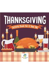 Thanksgiving Activity Book for 6 Year Old