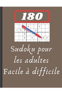 Sudoku pour les adultes facile à difficile