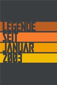 Legende seit Januar 2003