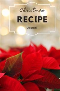 Christmas Recipe Journal