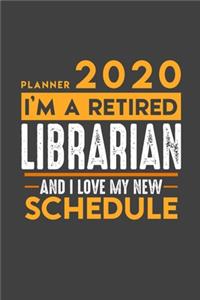 Planner 2020 for retired LIBRARIAN