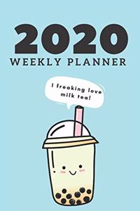 2020 WEEKLY PLANNER for Milk Tea lovers