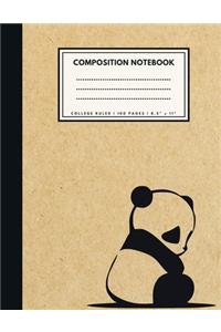 College Ruled Composition Notebook